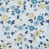 LunaLulinlk Floral Fabric Shower Curtain, 72" x 72" - 3 of 4