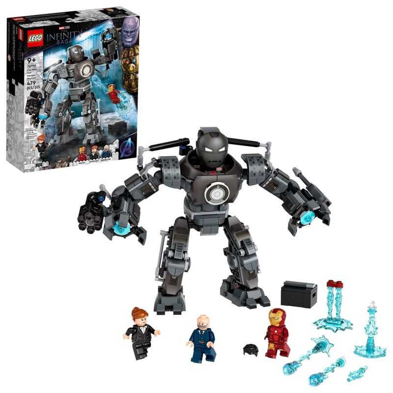 LEGO Marvel Iron Man: Iron Monger Mayhem 76190 Building Kit, 1 of 12