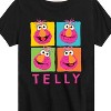 Boys' - Sesame Street - Telly Grid Short Sleeve Graphic T-Shirt - 2 of 4