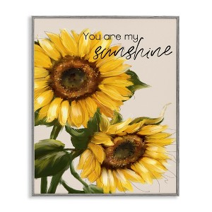 Stupell Industries You Are My Sunshine Vivid Sunflower Blossoms, 30" x 24" - 1 of 4