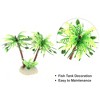 Unique Bargains Aquarium Plants Decorations Artificial Aquatic Plant Green 2.95" 1 Pcs - 3 of 4