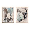 Kate and Laurel Sylvie Painted Flow I and II Framed Canvas Art Set by Amy Lighthall - 2 of 4