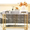 Tangkula Console Entryway Hallway Table Gold Narrow Long Sofa Table for Living Room - 4 of 4