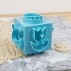 Good Cooking Mini Spring Cookie Cutter Cube - Cookie Press Set w Shapes & Designs - 6-Sided Design Duck, Egg, Carrot & More- Christmas Gift for Bakers - 2 of 3