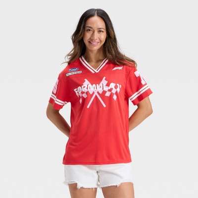 Women's F1 Short Sleeve Graphic Jersey - Red