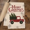 Primitives by Kathy Rustic Holiday Dish Towel, 28 x 28-Inches, Christmas Truck - 2 of 2