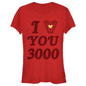 Juniors Womens Marvel Avengers Endgame 3000 Love T-Shirt - 1 of 4
