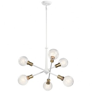 Kichler Lighting Armstrong 6 - Light Chandelier in  White - 1 of 4