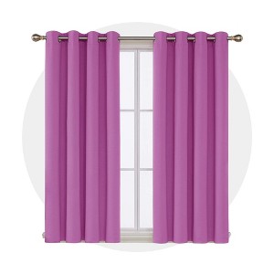 Deconovo Blackout Thermal Grommet Window Curtain 1 Panel - 1 of 4