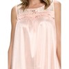 Casual Nights Women's Tricot Sheer Lace Sleeveless Nightgown - 4 of 4