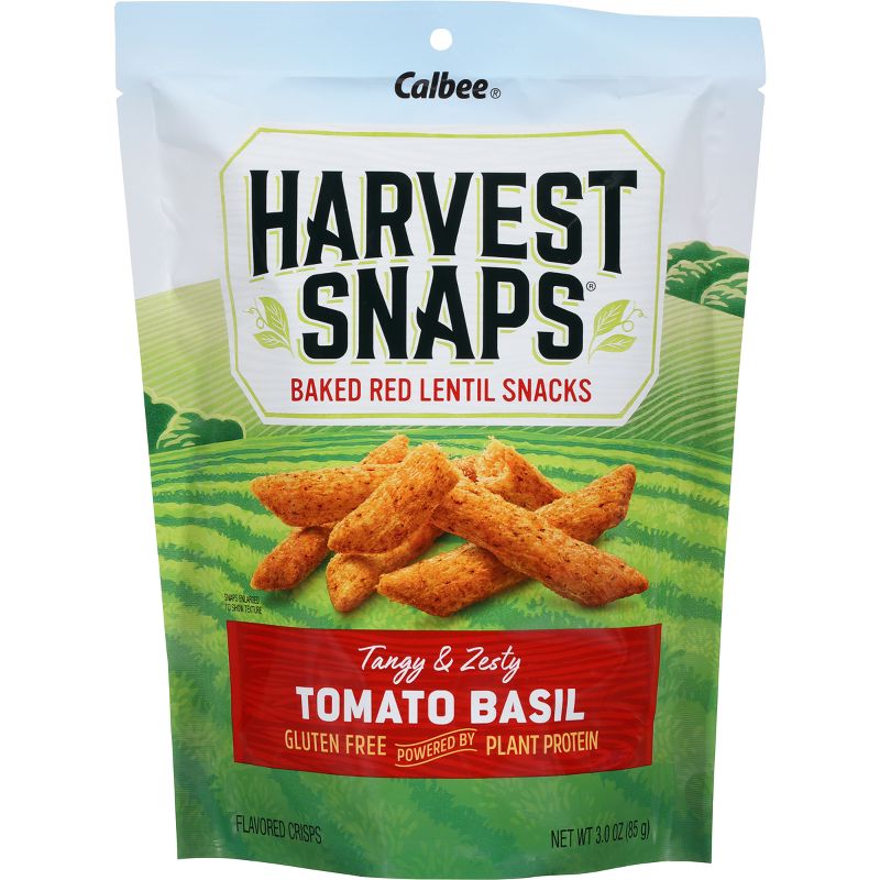 Harvest Snaps Red Lentil Snack Crisps Tomato Basil - 3oz, 3 of 7