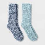 Women's Cozy Marled 2pk Crew Socks - Universal Thread™ 4-10