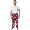 Disney Mickey Mouse Mens Plaid Minky Plush Fleece Pajama Pants - 2 of 4