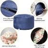 4FT Giant Bean Bag Chair with Filling, Round Bean Bag Sofa for Adults Teens, Big Sofa Bean Bag Chairs Soft Velvet Beanbag for Bedroom - 4 of 4