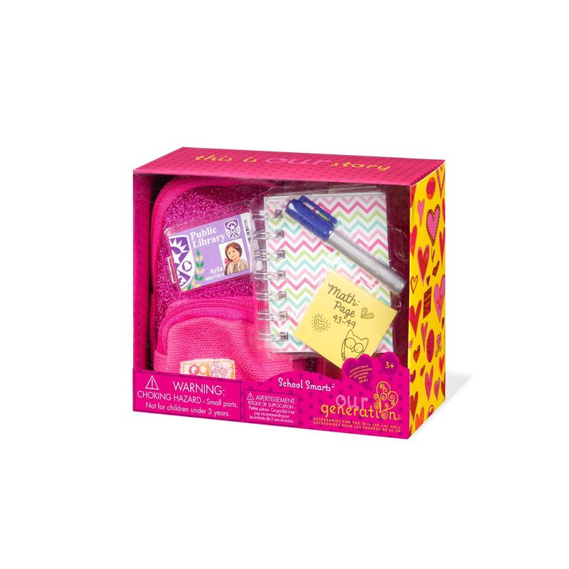 Our Generation School Bag Accessory Set for 18&#34; Dolls - School Smarts, 5 of 6