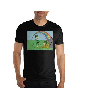 Beavis and Butthead Cartoon Characters Mens Black Graphic Tee Shirt - 1 of 2