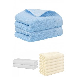 REGALWOVEN Striped Soft Absorbent Bathroom Cotton Towel Set 3 Pcs - 1 of 4