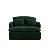 CAVINAS Recliner Single Seat Upholstered Lounge Chair Sofa Modern Design Accent Sofa with Ottoman for Living Room - 3 of 4