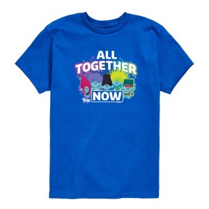 Boys' - Trolls - All Together Now Branch and Brothers Short Sleeve Graphic T-Shirt - 1 of 4