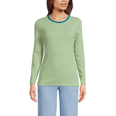 Lands' End Women's Cotton Rib T-shirt