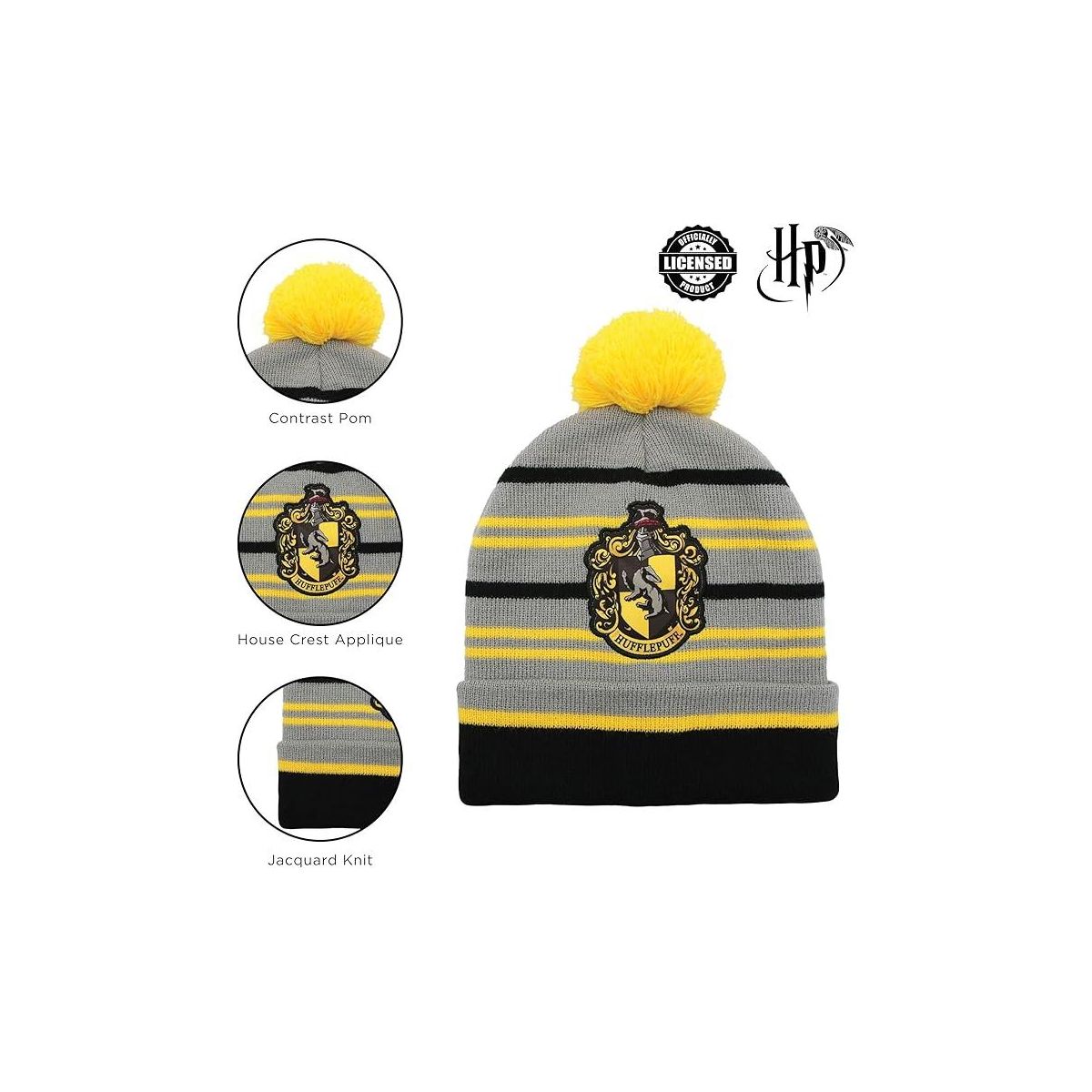 Harry Potter Kids Winter Hat Gloves Scarf Set for Boys and Girls, Winter Hat for Kids 4-14 Years - thumbnail 10