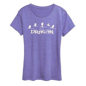 Women's - How To Train Your Dragon - Dragons Short Sleeve Graphic T-Shirt - 1 of 3