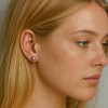 Hollywood Sensation Pearl Earrings-Pearl Stud Earrings-Champagne Pearl Earrings - 2 of 3