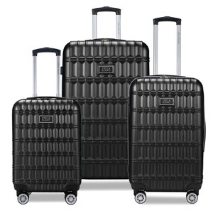 STELLA BLANC Winslow 3-Piece Hardside Trunk Spinner Luggage Set Luggage Sets - 1 of 4