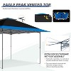EAGLE PEAK 13x13ft Pop Up Canopy Tent Instant Outdoor Canopy Easy Setup w/Auto Extending Eaves - 4 of 4