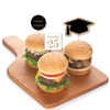 Big Dot of Happiness Gold 2025 Graduation Party - Dessert Cupcake Toppers - Clear Treat Picks - Set of 24 - 3 of 4