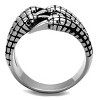 Slickblue Men’s Open Cuff Claw Ring, Polished Stainless Steel, Halloween or Streetwear Look, Sizes 8-13 - 2 of 4