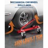 Car Wheel Dolly Jack Set Heavy Duty 3000LBS Capacity Mechanical Wheel Dolly with Ratcheting Foot Pedal, Vehicle Positioning Jack for Tire Auto Repair - 2 of 4
