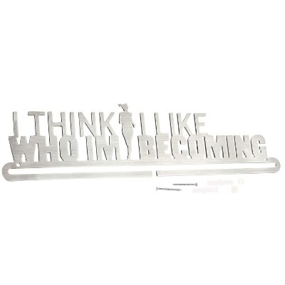 Juvale Stainless Steel Medal Display Hanger Holder Rack for Marathon Race Sport Medals, 11.93”x3.03”x0.1”