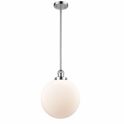 Beacon - 1 Light Stem Hung Mini Pendant In Industrial Style-15 Inches Tall and 12 Inches Wide