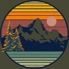 Men's Design By Humans Mountain View By pilipsjanuarius T-Shirt - 2 of 3