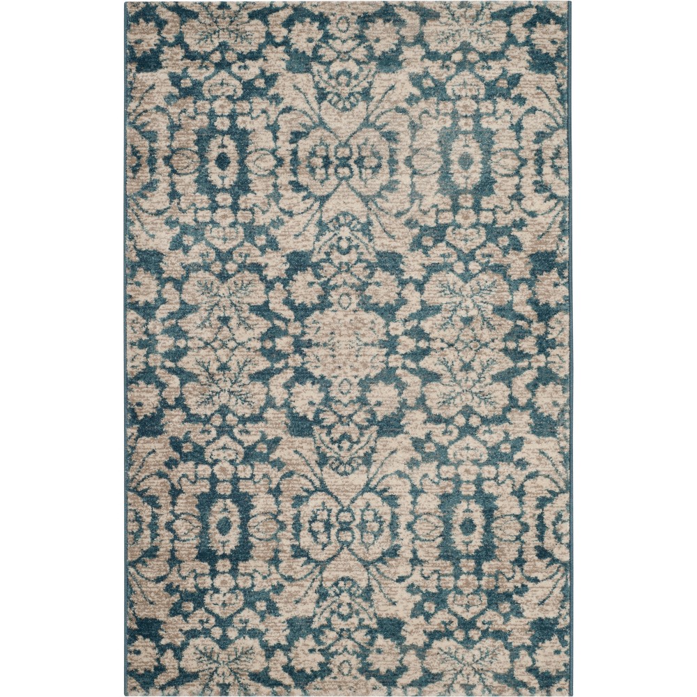 2'6inx4' Stanton Rug Blue/Beige - Safavieh