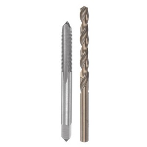 Unique Bargains Cobalt High Speed Steel Straight Flute Twist Drill Bit Tap and Bit Set - 1 of 3