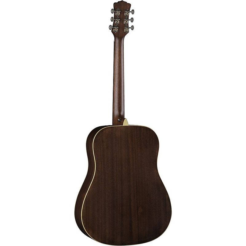 Luna Art Vintage Dread Solid Top Distressed Acoustic Guitar Distressed Vintage Brownburst, 4 of 6