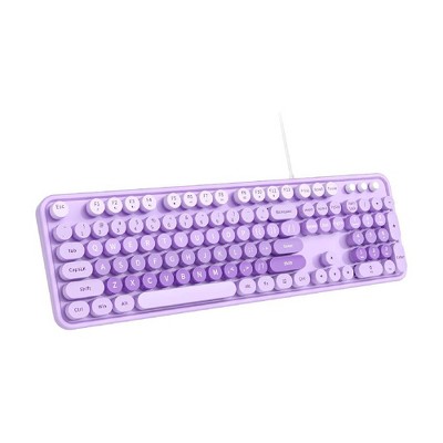 Evo Bytes Round Key Retro Typewriter Keyboard
