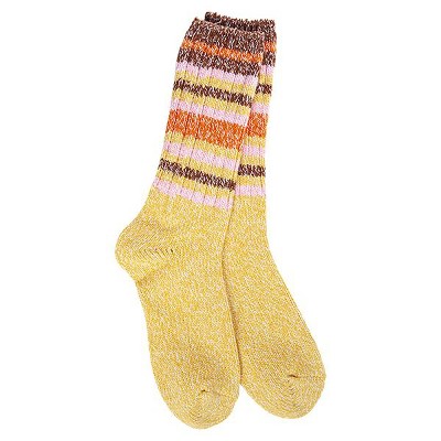World's Softest - Weekend Ragg Crew - Honey Stripe