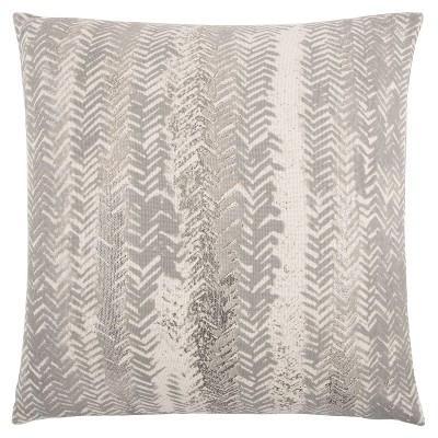 20x20 Oversize Geometric Poly Filled Square Throw Pillow Gray Rizzy   GUEST B34eaa4b 1c78 4a76 838b 78a6867a6997