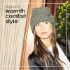 Nicole Miller Women Rhinestone Winter Beanie Hats & Soft Warm Gloves Set - 2 of 4