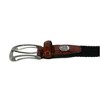 Pebble Beach Men's Stretch Elastic Golf Belt with Croc Print Ends - 3 of 4