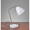 16" x 21" Chelsea Desk Lamp White - Adesso - image 2 of 2