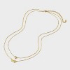 14K Gold Dipped "Wifey" with Cubic Zirconia Heart Multi-Strand Pendant Necklace - Gold - image 3 of 4