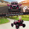Jojoka 24V Kids Ride On UTV Car, Battery Powered Electric Off-Road Vehicle with Remote Control, 200W Motor, Spring Suspension, USB, Music, Lights - 3 of 4