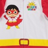 RYAN'S WORLD Red Titan Baby Zip Up Costume Coverall Cape and Mask 3 Piece Set Infant - 3 of 4