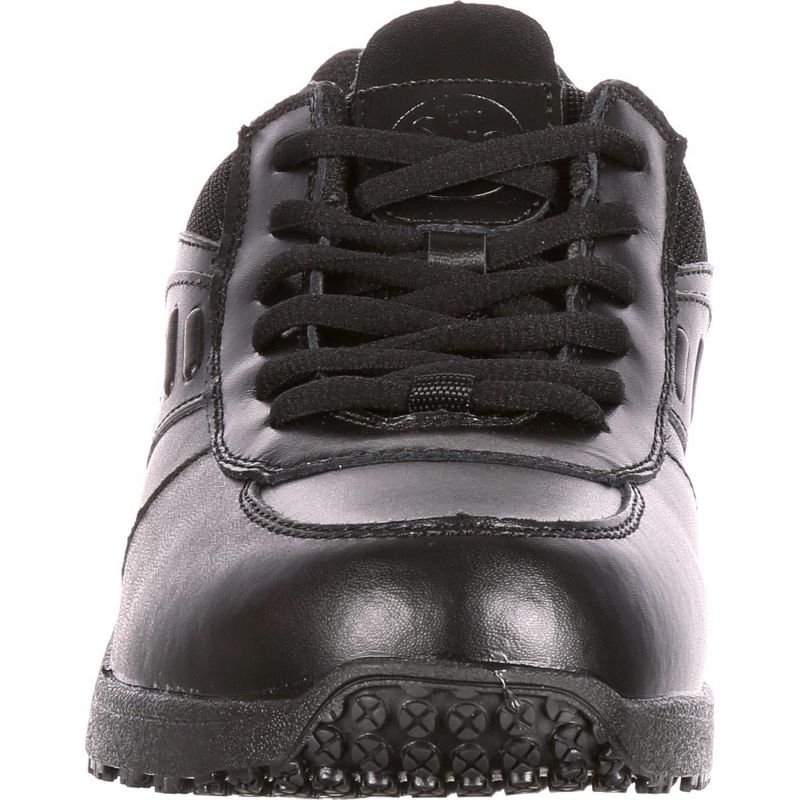 Men's SlipGrips Stride Slip-Resistant Work Athletic Shoe, SG7020, Black, Size 6.5(Wide), 3 of 8