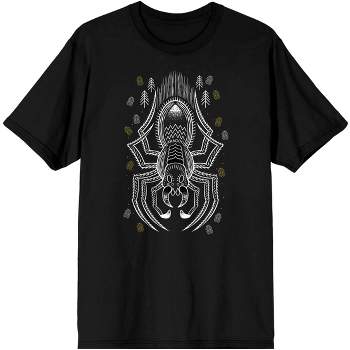 Harry Potter and the Chamber of Secrets Spider Aragog Men's Black Graphic Tee