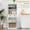 61" Kitchen Pantry Cabinet with Storage - 4 of 4